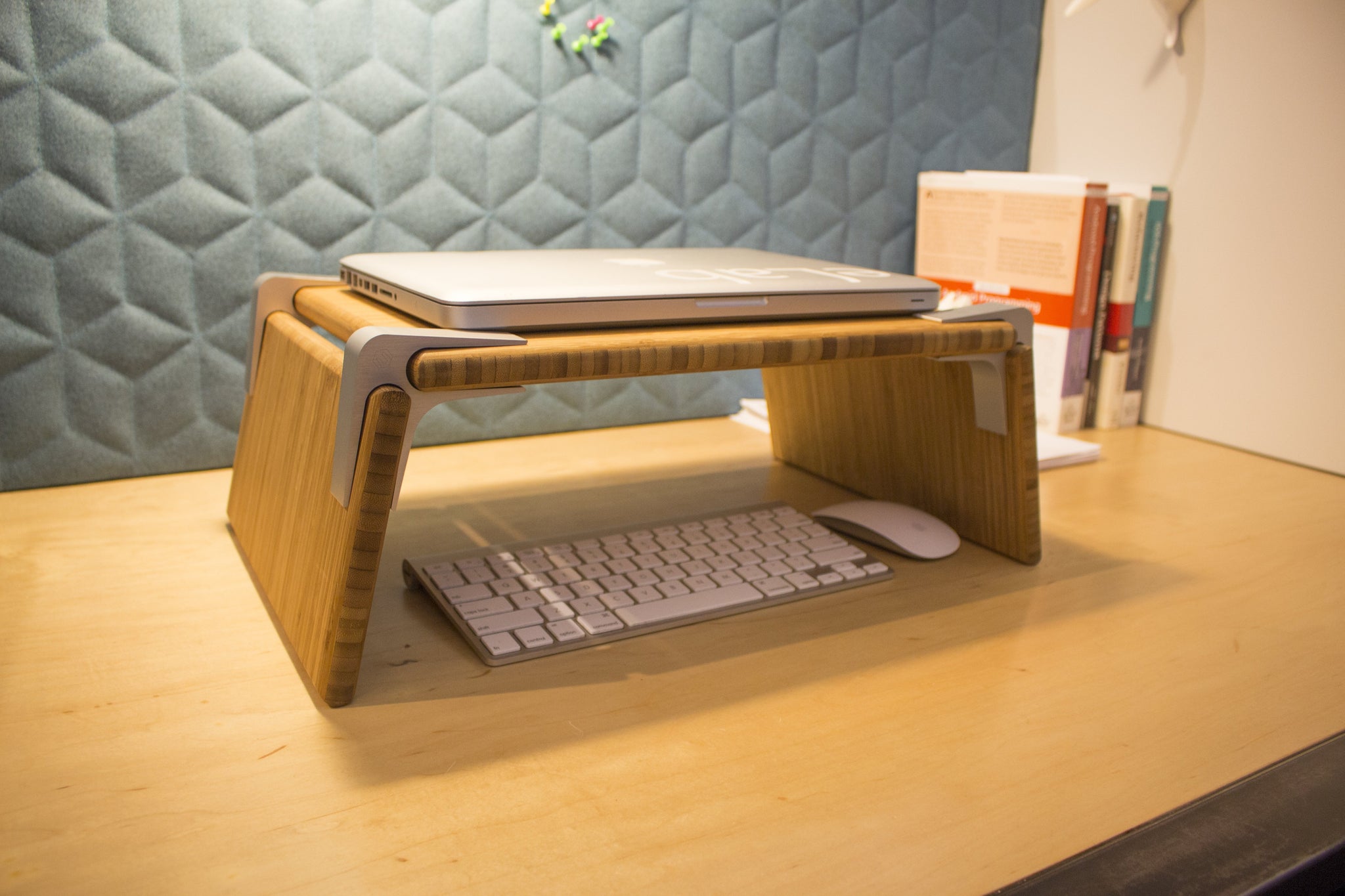 Modular Monitor Laptop Stand by Modos Furniture for Home or Office