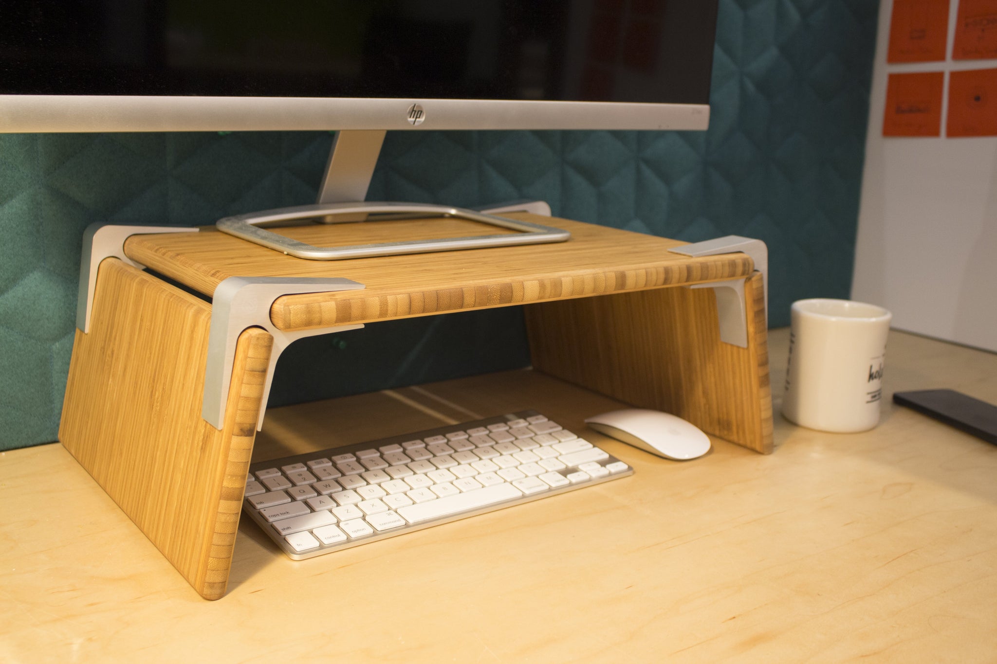 Modular Monitor Laptop Stand by Modos Furniture for Home or Office